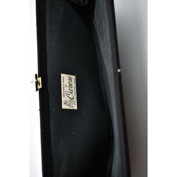 CARON of HOUSTON TEXAS Hand Decorated Original Beaded Clutch Bag Purse 1950s - Picture 7 of 7